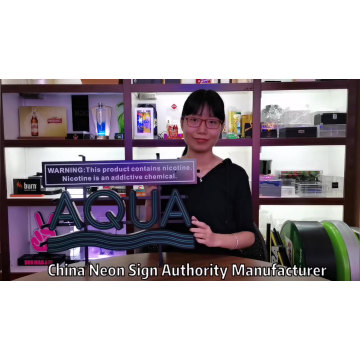 Company Logos E-Cigarette LED Neon Signage